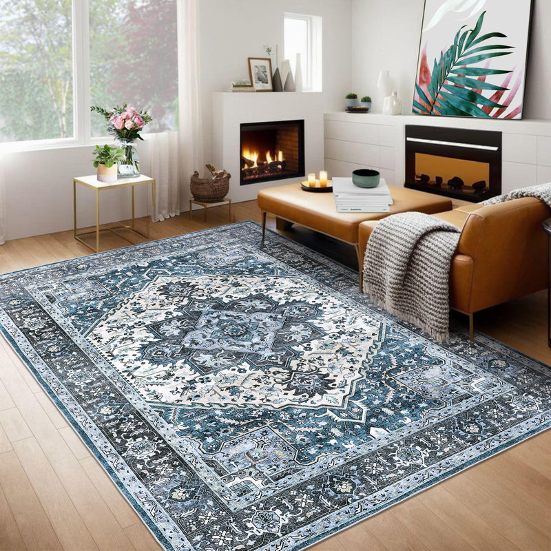 Tapis Daejanae avec envers antidérapant, Rectangle 9 pi x 12 pi