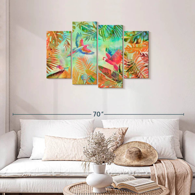 Exotic Summer Breeze, H 27 po x l 43 po