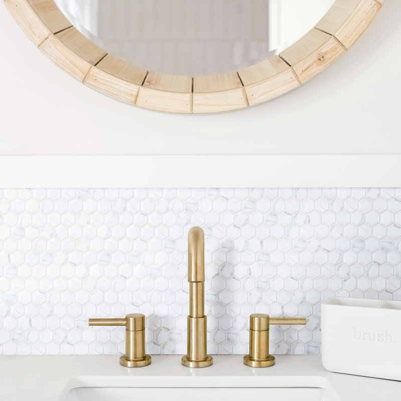 Carrione 1" Hex 10-1/4" x 11-7/8" Porcelain Mosaic Tile