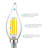 5 Watt, B11 LED, Dimmable Light Bulb, Warm White (3500K) E12/Candelabra Base
