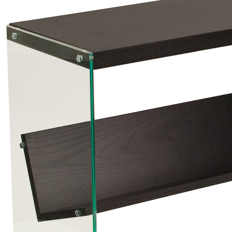71.1 cm H x 59.7 cm W Glass Standard Bookcase