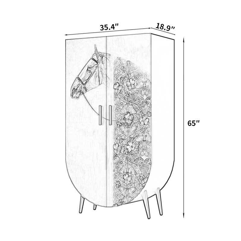 Garde-robe multifonctionnelle French Home Decor