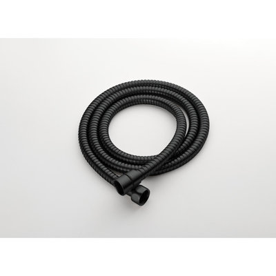 Shower In Matte Black - Fabricated From Elegant Brass And Stainless Steel For Bath Built With