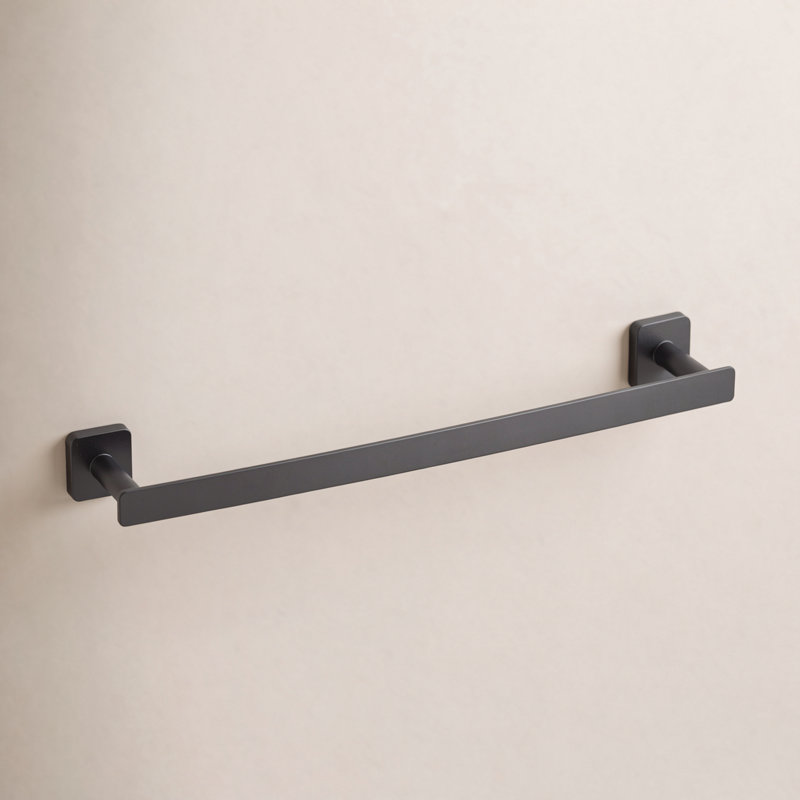 Porte-serviettes mural 19 po Blaze, Noir mat