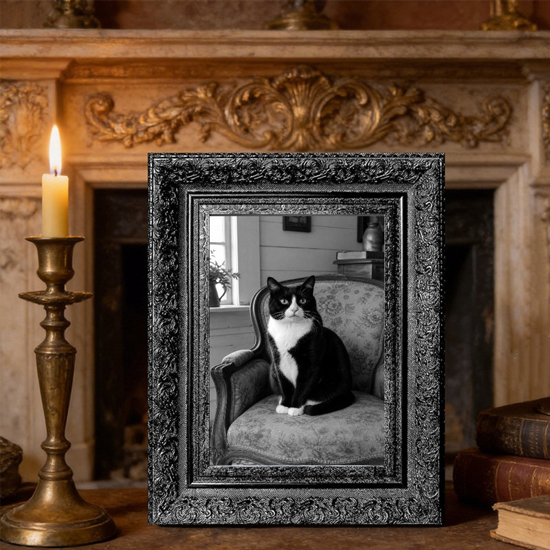 Cadre photo noir élégant 1PC pour présentation de photos 11 po x 14 po, Noir, 1, 11" W x 14" H