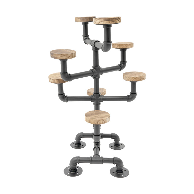 Hat Rack With 8 Round Hangers