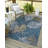 Dahlia Palms Machine Woven Performance Area Rug - Ivory/Blue - 6'7" x 9'-1246303039-1246303036