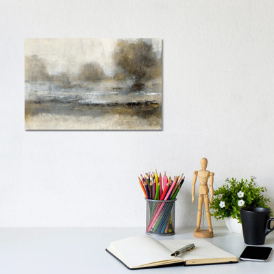 «Gilt Landscape I», giclée sur toile tendue avec châssis