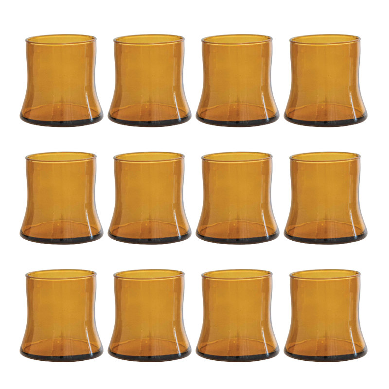 Brion 10oz. Drinking Glass Set, Amber