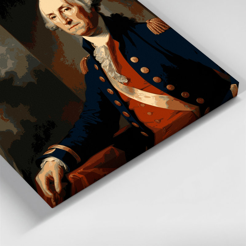 «USA State Washington Brown», art mural sur toile, H 16 po x l 16 po