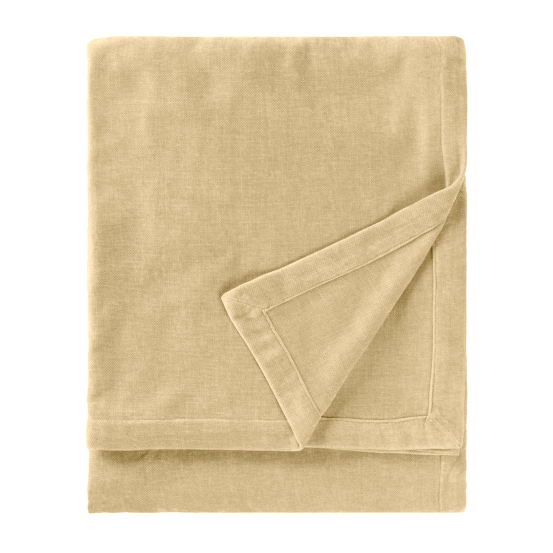 Yard - Throw - Chenille Velvet - Cream - Image 3
