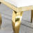 Dining chair gold stainless steel legs with white PU leather set of 2pcs-195222633-195220768-195220771