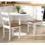 Ensemble de 2 chaises de table de cuisine en bois à dossier ouvert, chaises de table de salle à manger-863779838