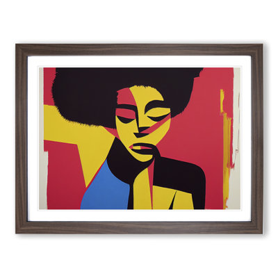 An Abstract Woman - Framed Print