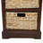 Abdelrauof Wood 2 Seagrass Basket and 1 Drawer Storage Unit-1135141251