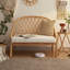 Banc en rotin simple et classique
