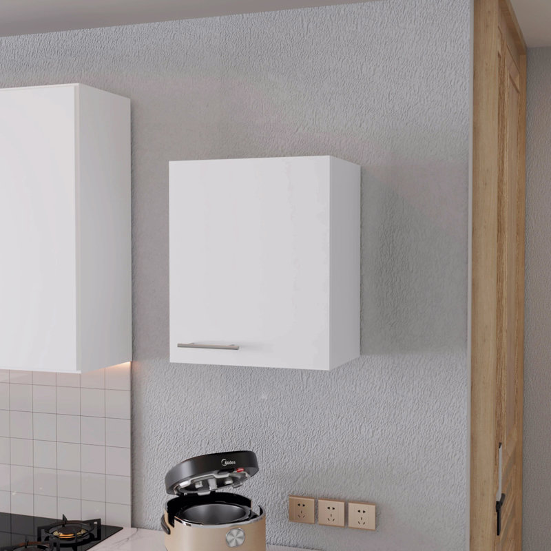 Armoire murale avec 1 porte, Blanc