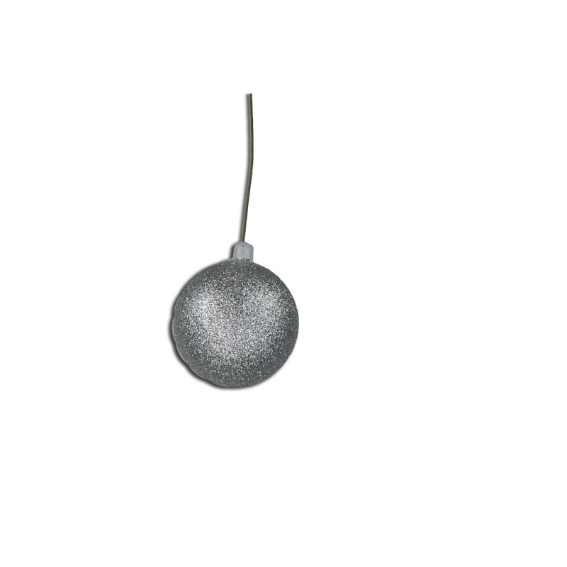 Ornement boule incassable, Argent argent