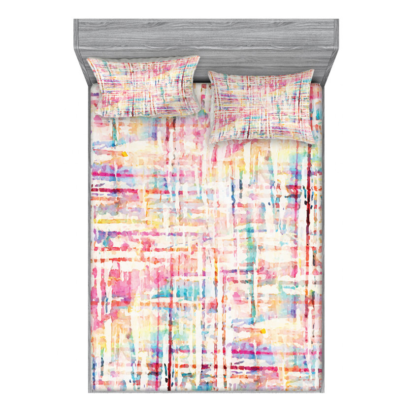 Microfiber Sheet Set, Full Sheet Set with Fitted Sheet