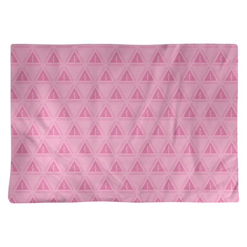 Récapitulatif de coton 18" classique à arbre minimaliste Barbra, Rose, Polyester