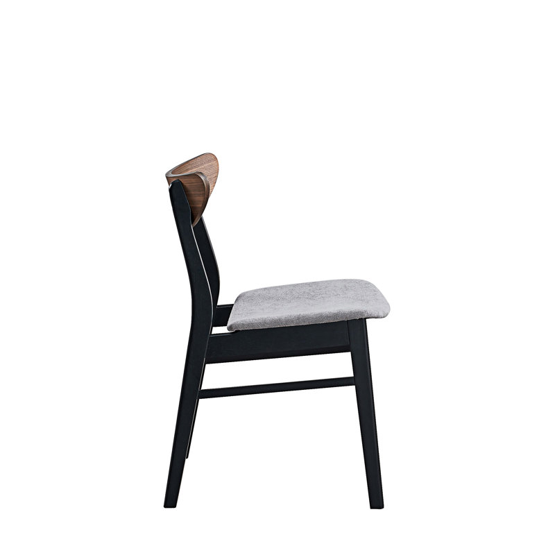 Chaise d'appoint en bois (ensemble de 2)
