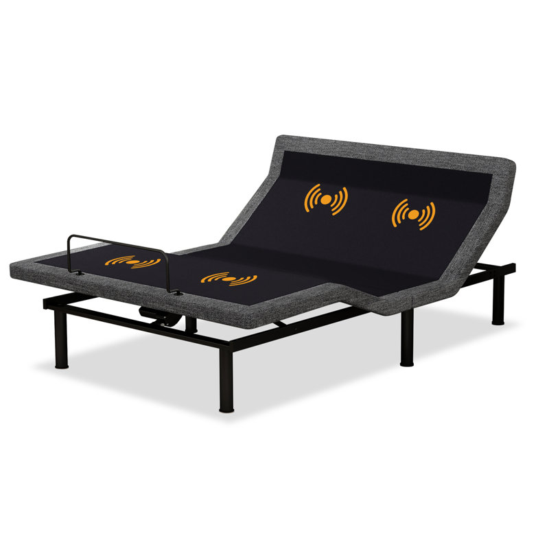 Alwyn Home Sale Adjustable Bed with 12" Memory Foam Mattress - Wireless Remote & Massage Function, Queen