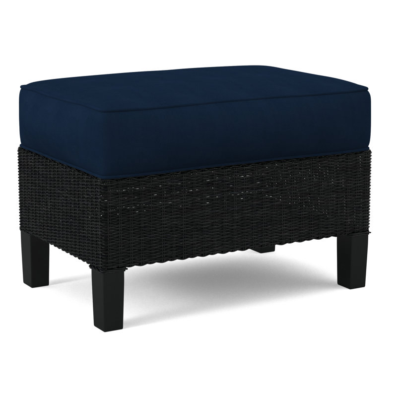Gibraltar Ottoman, Black, Gray Sugar Performance; 0863-84