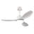 Modern Ceiling Fan With Light, Featuring 3 ABS Plastic Blades, Remote Control Operation, Reversible DC Motor, And Dimmable LED Lighting.-629912540
