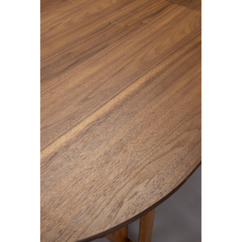 Barlet Oval Walnut Wood Dining Table