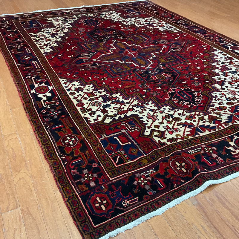 HERAT ORIENTAL Handmade Heriz Wool Rug