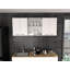 Armoire murale Peoria, quatre tablettes intérieures-121028895