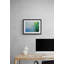 Iris and Lily Pads Design Framed Print