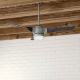54" Apache 3 - Blade LED Smart Standard Ceiling Fan with Remote Control