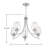 Breena 5 - Light Shaded Classic Chandelier in Satin Nickel-139206383-225619740