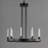 9 - Light Steel Dimmable LED Wagon Wheel Chandelier-65307623
