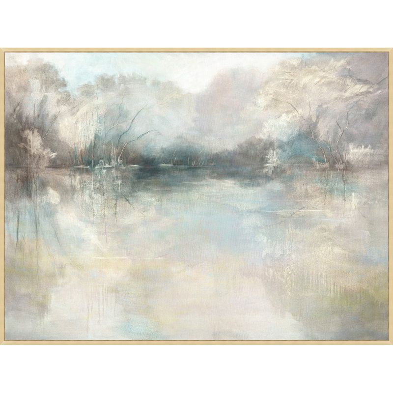 Pond In The Mist Painting