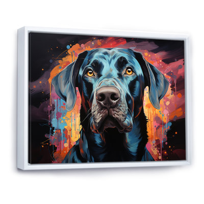 «Dog Great Dane Grace», reproduction sur toile