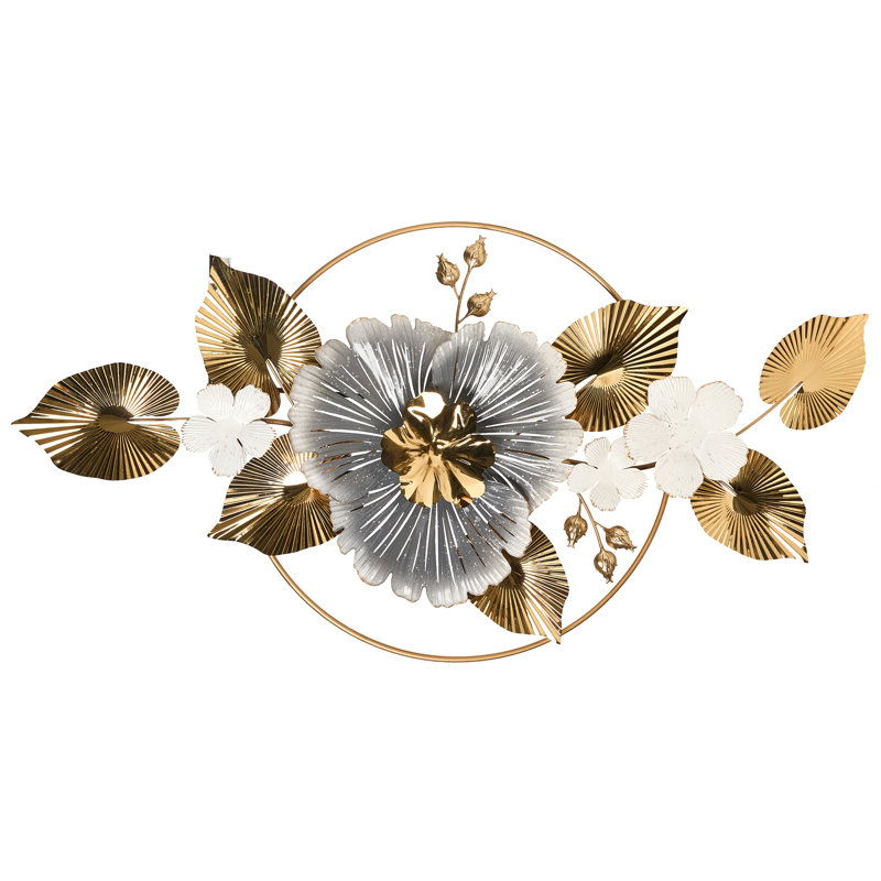 Handmade Plants & Flowers Wall Decor on Iron