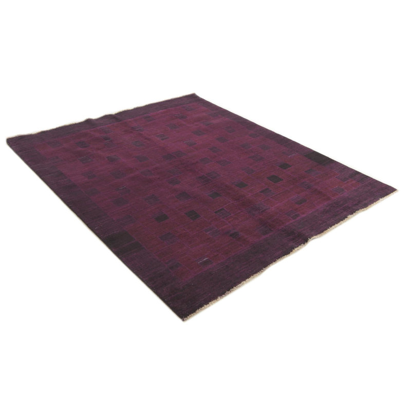 Tapis mauve carré moderne 6 pi 6 pi Ziegler