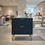Table de chevet bleu nuit-1894855999