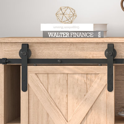 Ensemble de quincaillerie de porte de grange double standard j shape