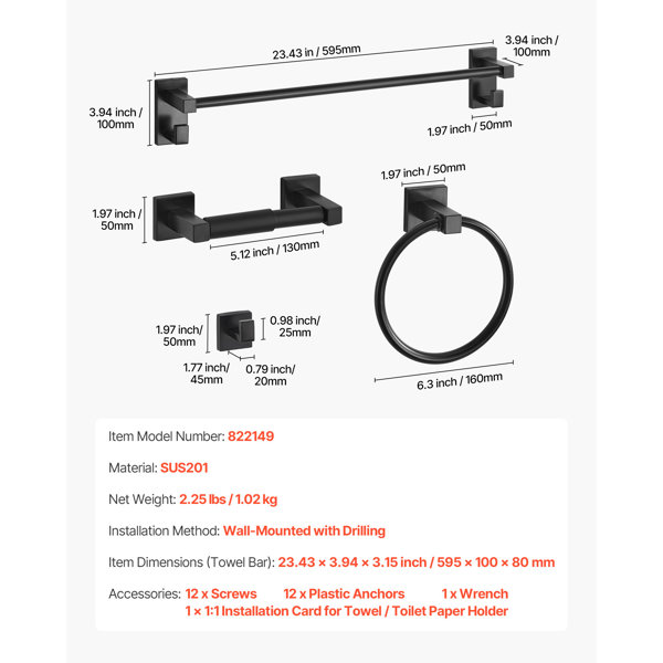 Product Dimensions