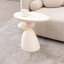 Table de bout Lucky Stone, table d'appoint en fibre de verre, table de coin minimaliste moderne, table basse avec décoration, décoration intérieure pour le salon, la chambre à coucher, la chambre d'amis-1000464069