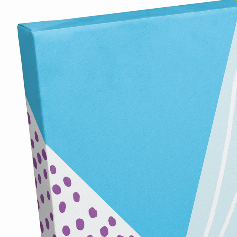 Art sur toile bold block Bonum