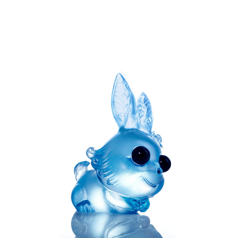 2 Piece Crystal Rabbit Set