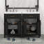 Meuble-lavabo 48 po avec lavabo en céramique, portes à fermeture en douceur, tiroir rabattable, tablettes de porte à double couche, meuble-lavabo en bois-1998876856