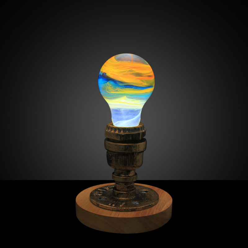 Ghugas Solid Wood Novelty Lamp