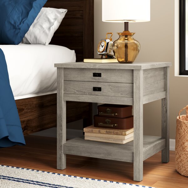 Gracie Oaks Jaibir 1 - Drawer Nightstand & Reviews | Wayfair