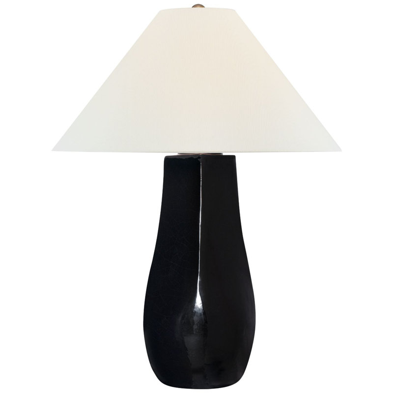 Cabazon Table Lamp, Raven Black, 29.75" H x 22" W x 22" D