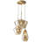 Visham 3 - Light Bronze Gold Pendant